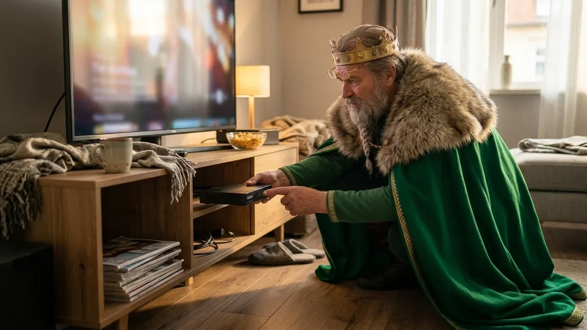 Installation av IPTV på MAG-box – set-top-boxen placeras under tv:n och portaladressen läggs in